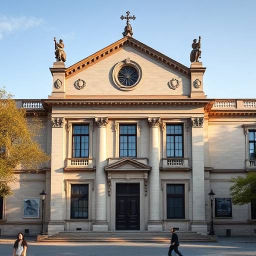 Fachada del edificio de Oratoria Brillante en Madrid